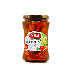 اصالت ترشی مخلوط سس گوجه 570گرم